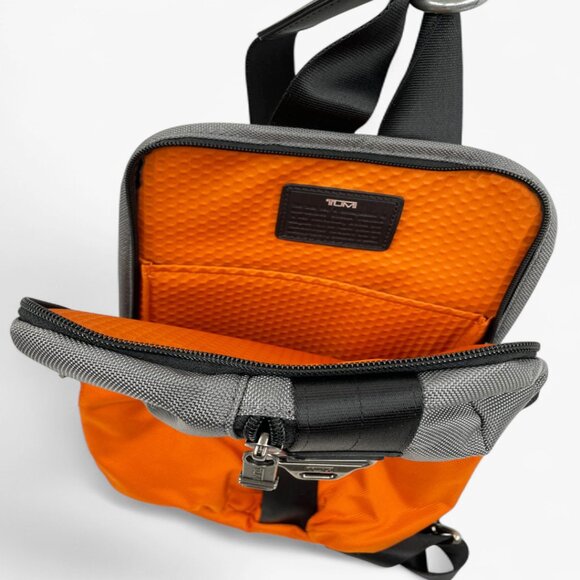 Tumi Alpha Bravo Monterey Sling Gray Orange One Size 22318goh Bag Backpack - Picture 3 of 14